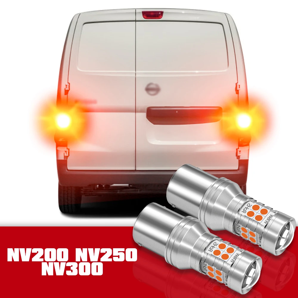 

2pcs LED Accessories Brake Light Bulb Lamp For Nissan NV200 NV250 NV300 2010 2011 2012 2013 2014 2015 2016 2017 2018 2019 2020