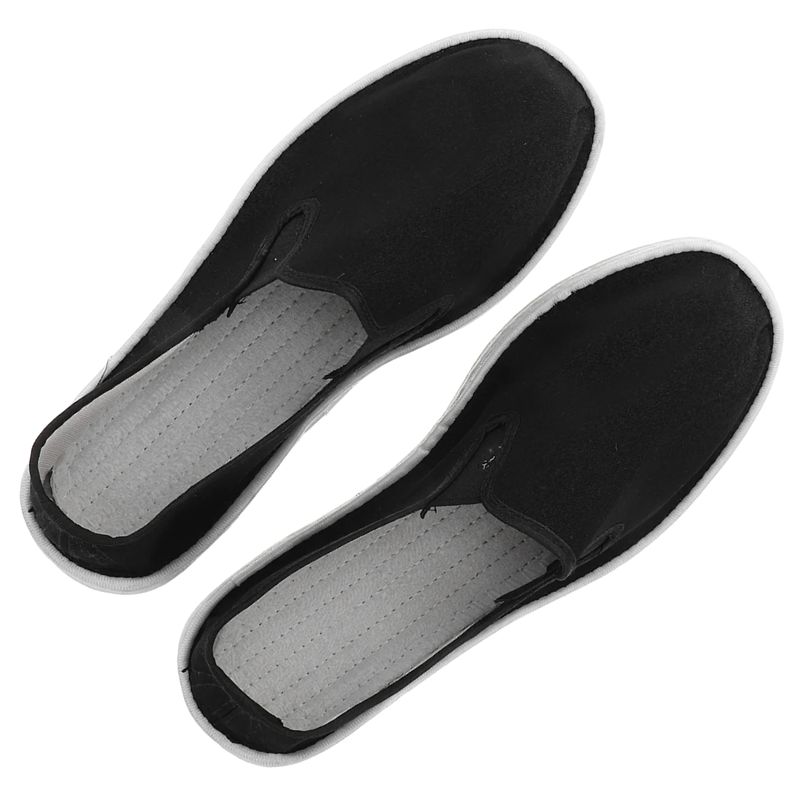 

Martial Tai Chi Cloth Shoes Men Kung Fu Breathable Cotton Sole Black Chinese Style Training Shoes
