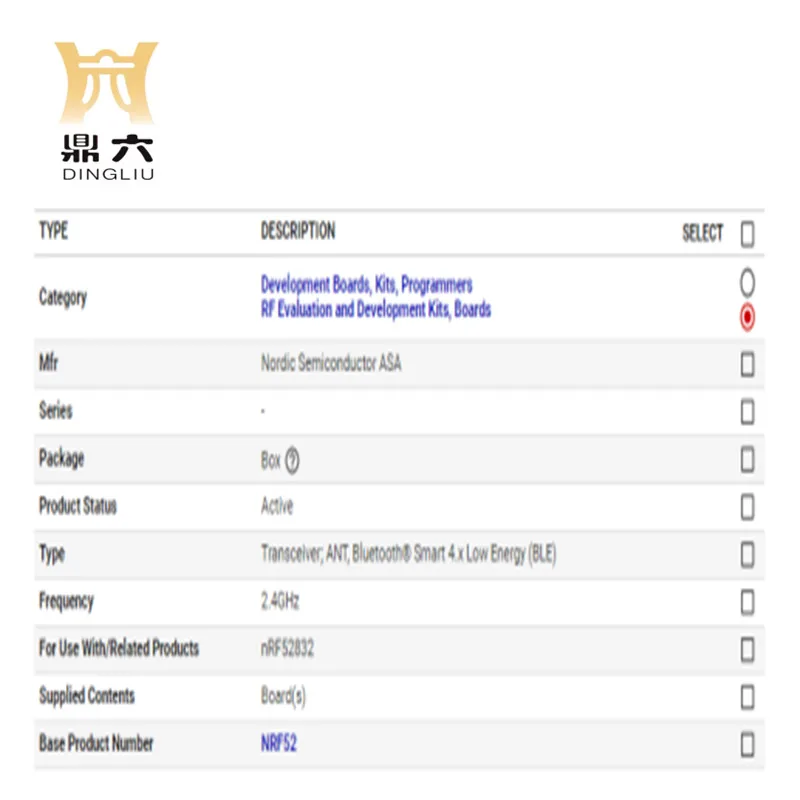 NRF52-DK DEV KIT FOR NRF52 BLE/NFC NRF52-DK Transceiver Development Suite