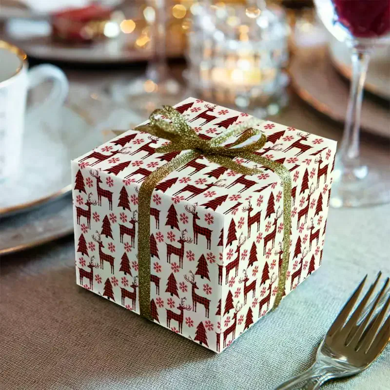 1 Sheet Of 19.68x27.56 Inches Christmas Gift Wrapping Paper Can Be DIY Wrapping Paper Suitable For Holiday Christmas