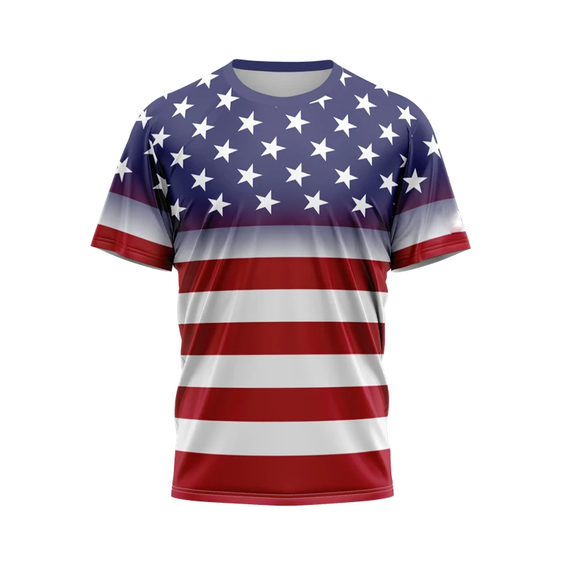 T-shirt unisexe avec motif de sensation imprimé en 3D, vêtements de performance de l'État américain, streetwear, activité de mode, t-shirt Chim2024, nouveau