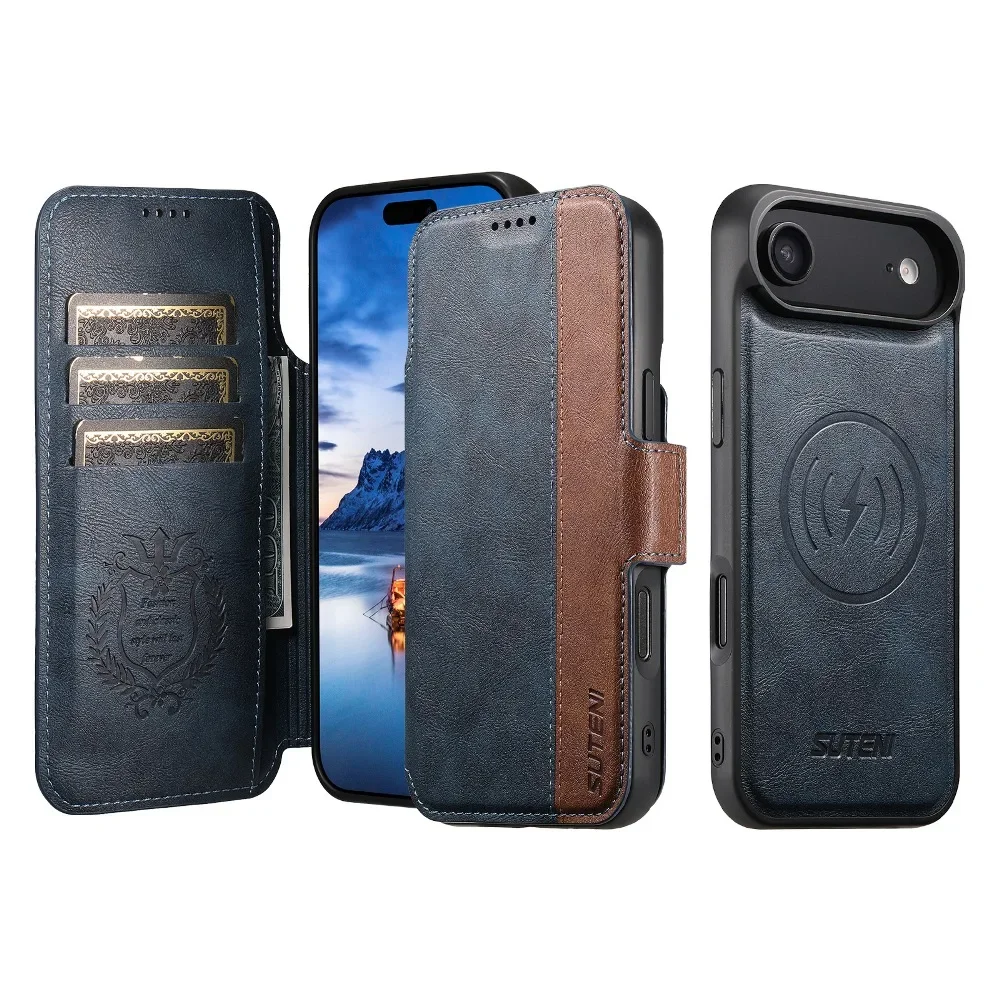 

Magnetic Flip Wallet Card Slots with Phone Cover for Samsung Galaxy S22 S23 S24 S25 Ultra with Support Wireless Charging