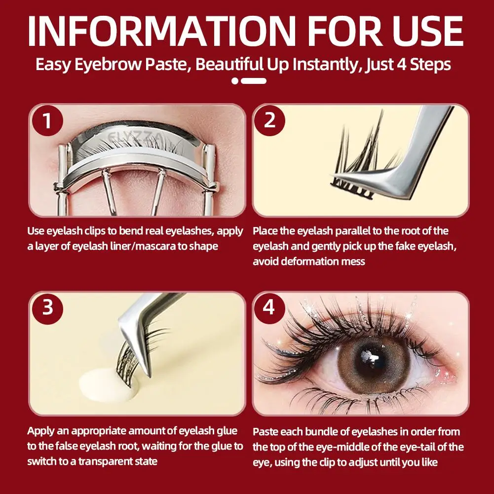 عيد الميلاد بريق الفضة الرموش الصناعية أنيق الفضة الرموش الصناعية بريق لامعة DIY بها بنفسك رمش تمديد ماكياج أداة #6