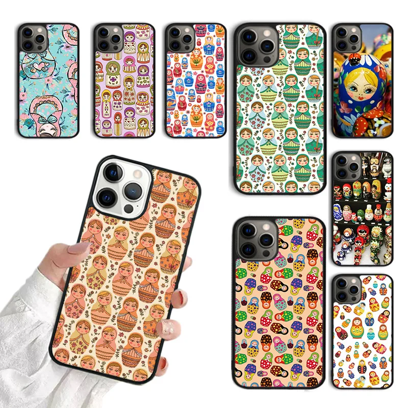 Russian Dolls Matryoshka Phone Case For iPhone 15 16 SE2020 11 12 13 14 Pro Max Mini Cover For iPhone Max 6 7 8 Plus Fundas