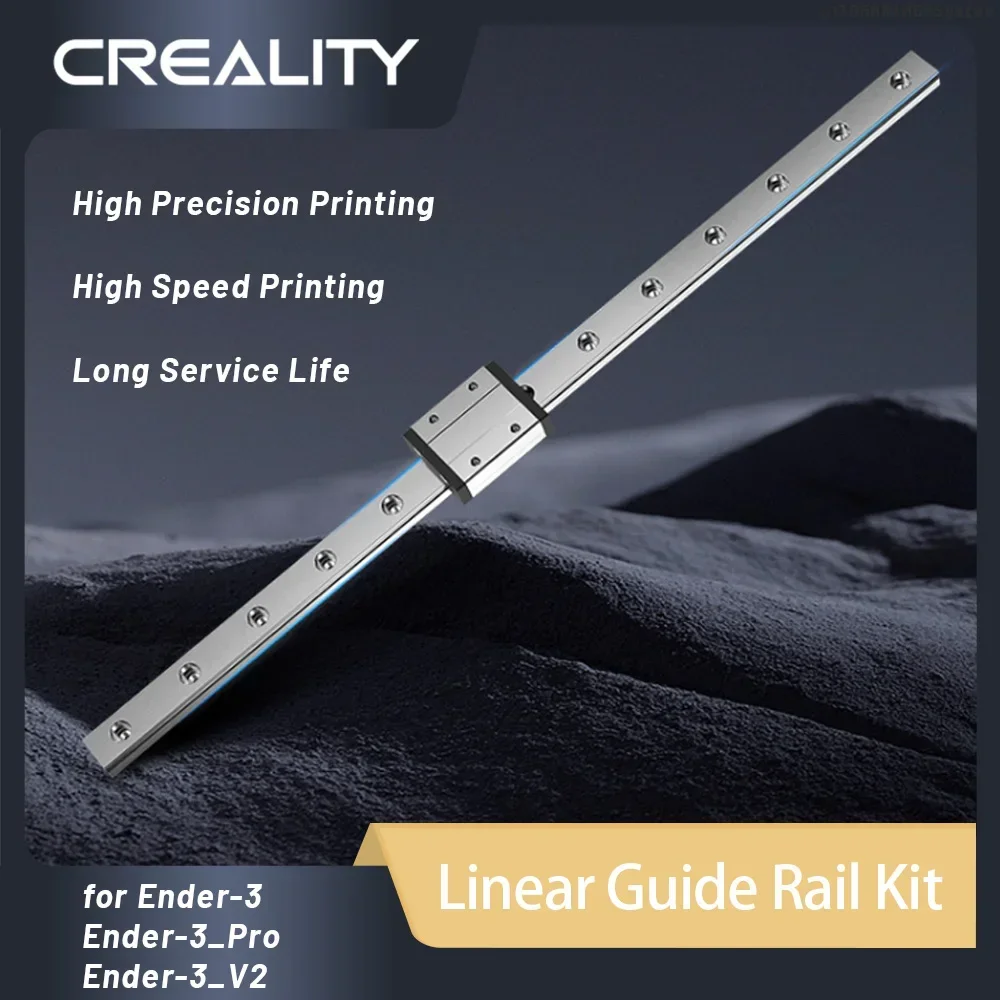 Creality Ender 3 X-axis MGN12C Linear Rail Guide Kit with Fix Plate Mount Bracket Support Sprite Pro Kit for Ender-3/3 Pro /3 V2