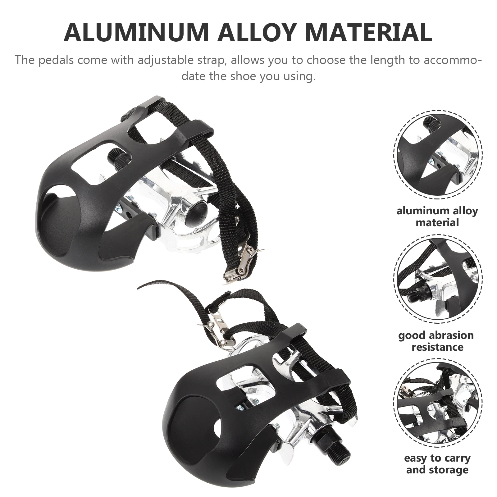 

Fitness Indoor Exercise Gym Non Gym Bike Pedal Non-Skid Bike Pedal Skid Platform Replacement Premium Material Comfort