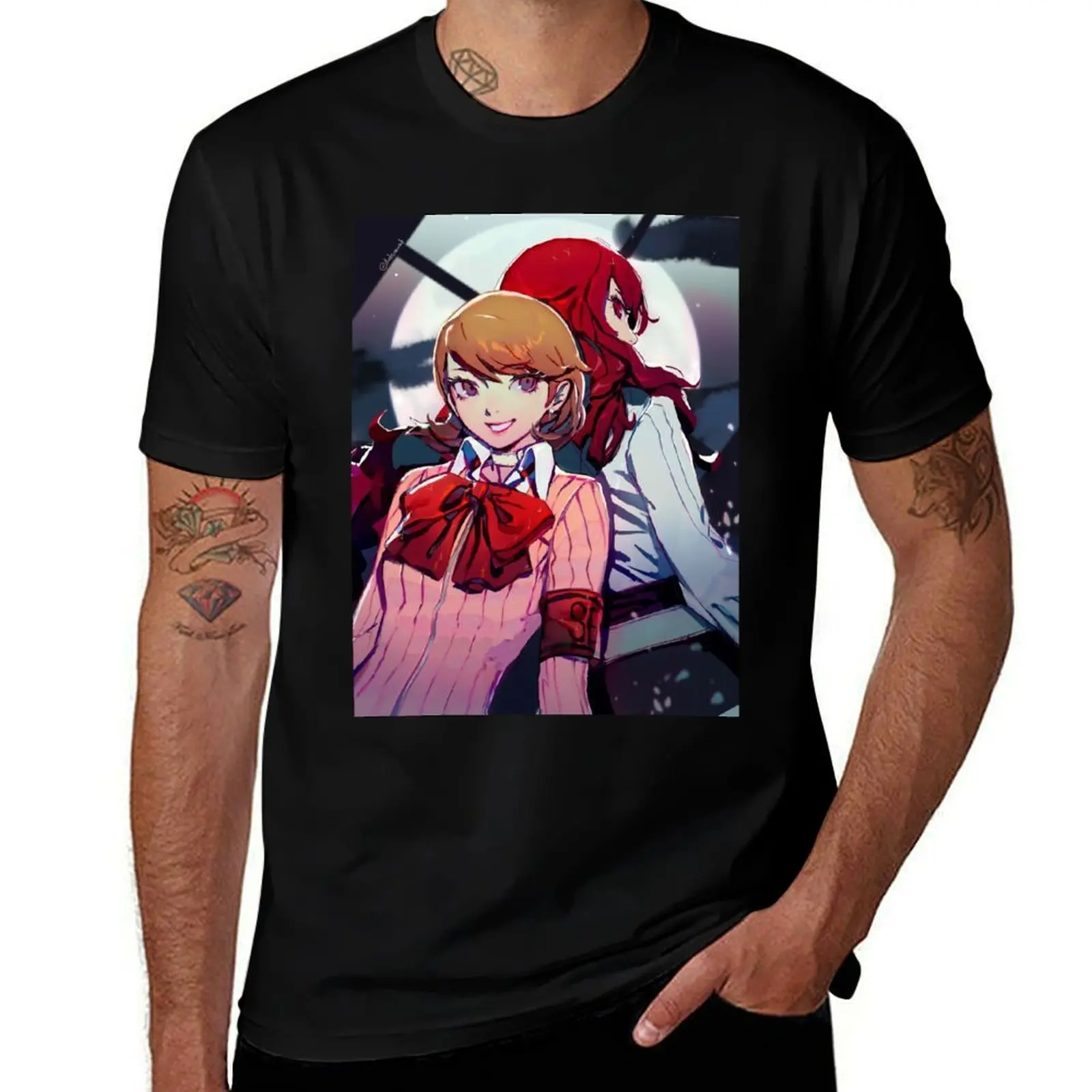 

Yukari & Mitsuru T-Shirt t shirts for man cotton cotton t shirt pack T-Shirt