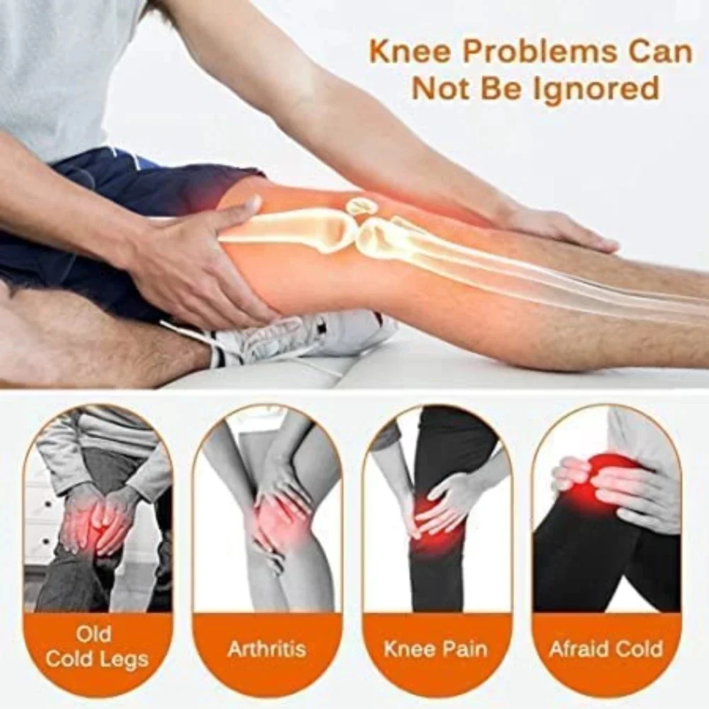 Knee Patella Massage Protector Magnetic Therapy Knee Pad Support Anti Arthritis Rheumatoid Pain Relief Muscle Pain And Spasms image 2