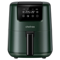 CHEFREE AF300 Air Fryer, 2 Litre, 4-in-1 Multicooker, Digital Touchscreen, Nonstick, Dishwasher Safe, Less Oil, Low Noise, 900W