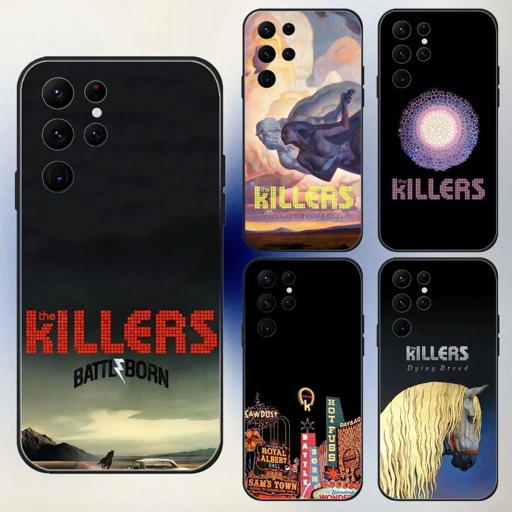 Band The Killers  Phone Case For Samsung S24,23,22,30,21,10,9,Ultra,Plus,Lite,FE,5G Black Soft Case