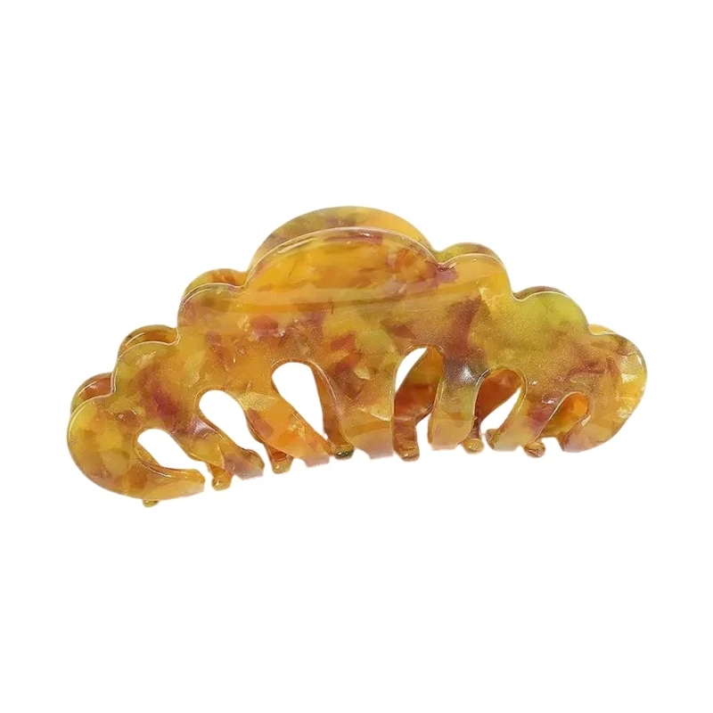 

Delicate Wide Hair Claw Large Wide Nacreous Headgear Unique Barrettes Ornaments
