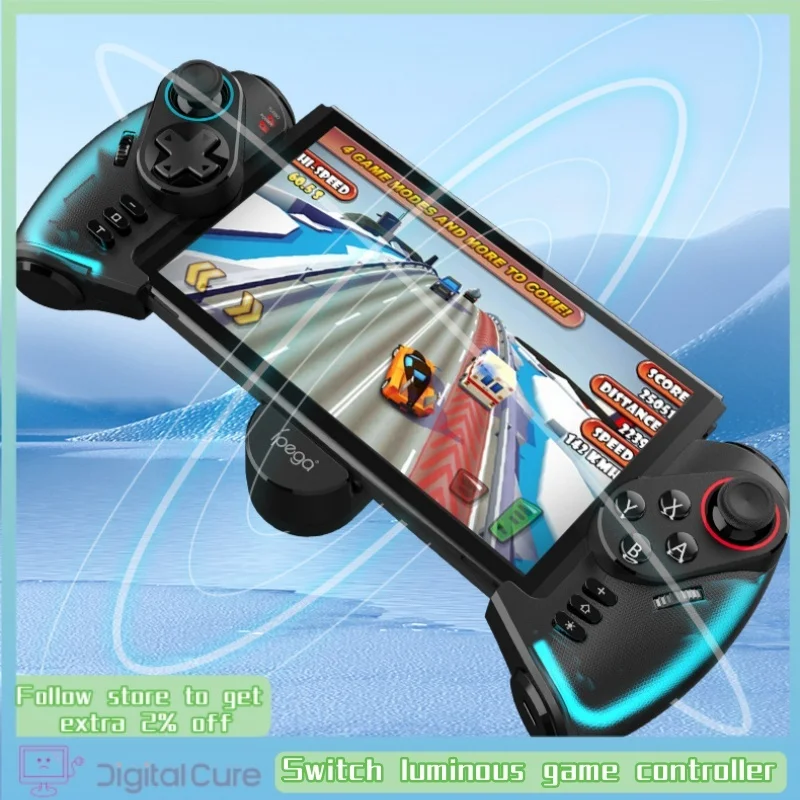 

Switch Luminous Game Controller Ns Oled Handheld Device With Straight Insertion Controller And Continuous Vibration Sensation