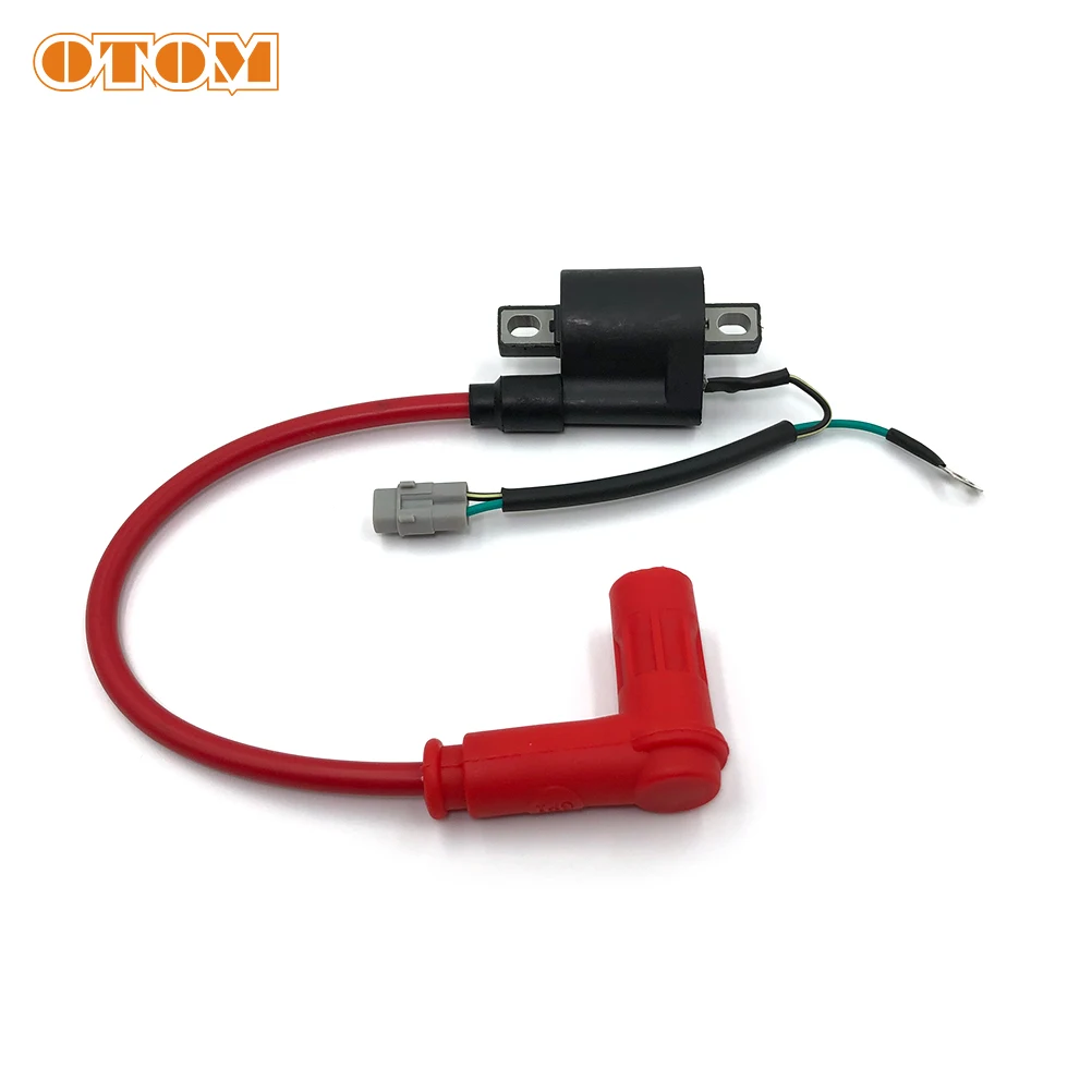 OTOM Motorcycle Ignition Coil for YAMAHA DT230 LONCIN MT250 HENGJIAN HJ250H KEWS K16 K23 Engine Dirt Bike High Pressure Coil