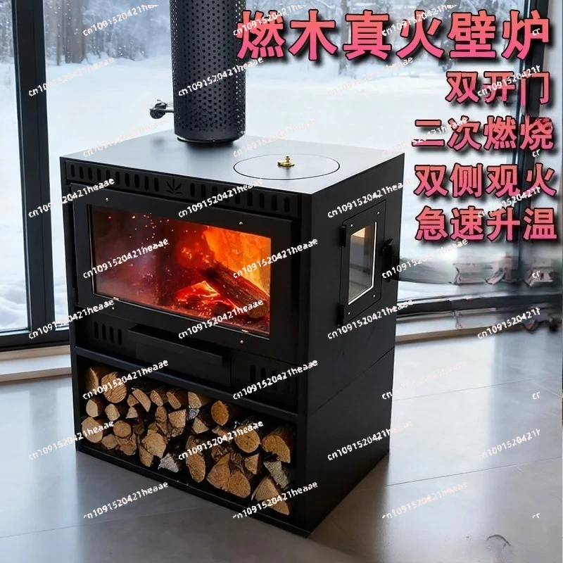 Suitable for Firewood heating stove household indoor ruralburning living room stove