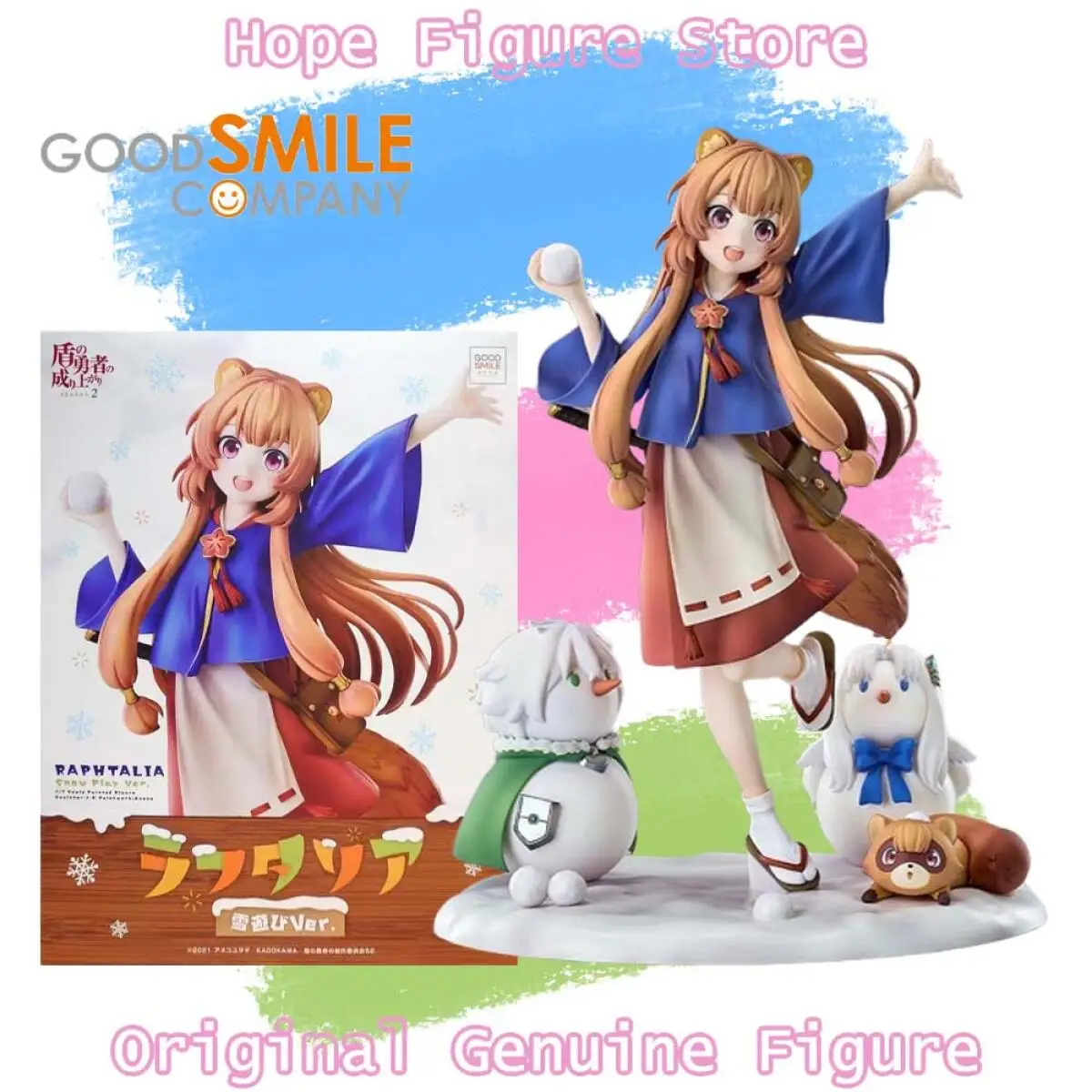 

В наличии: Оригинальная фигурка Good Smile Snaw Play Raphtalia из аниме «Восхождение героя-щитоносца», модель-игрушка