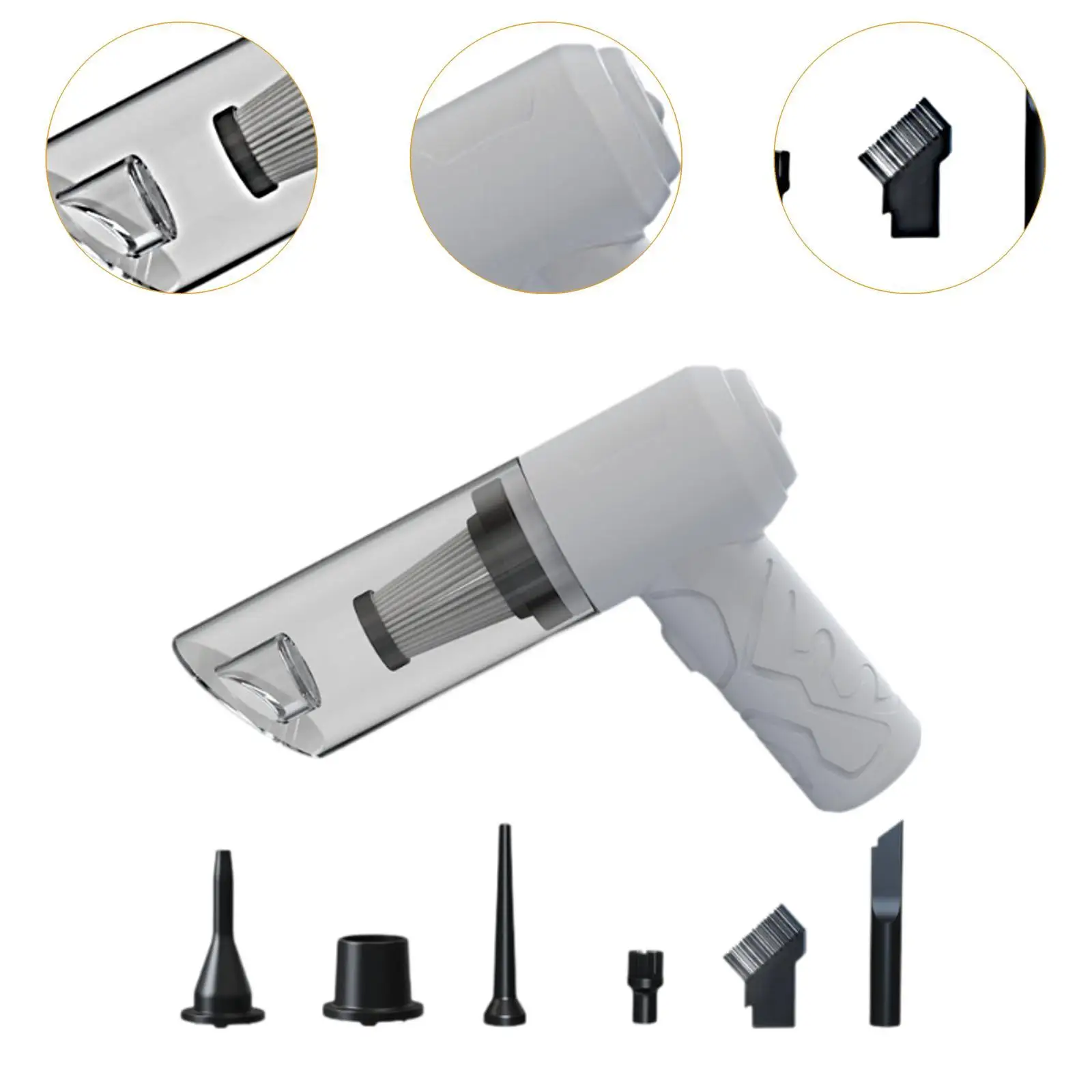 Handheld Car Vacuum Cleaner Blower Handheld Multipurpose Duster for Living Room