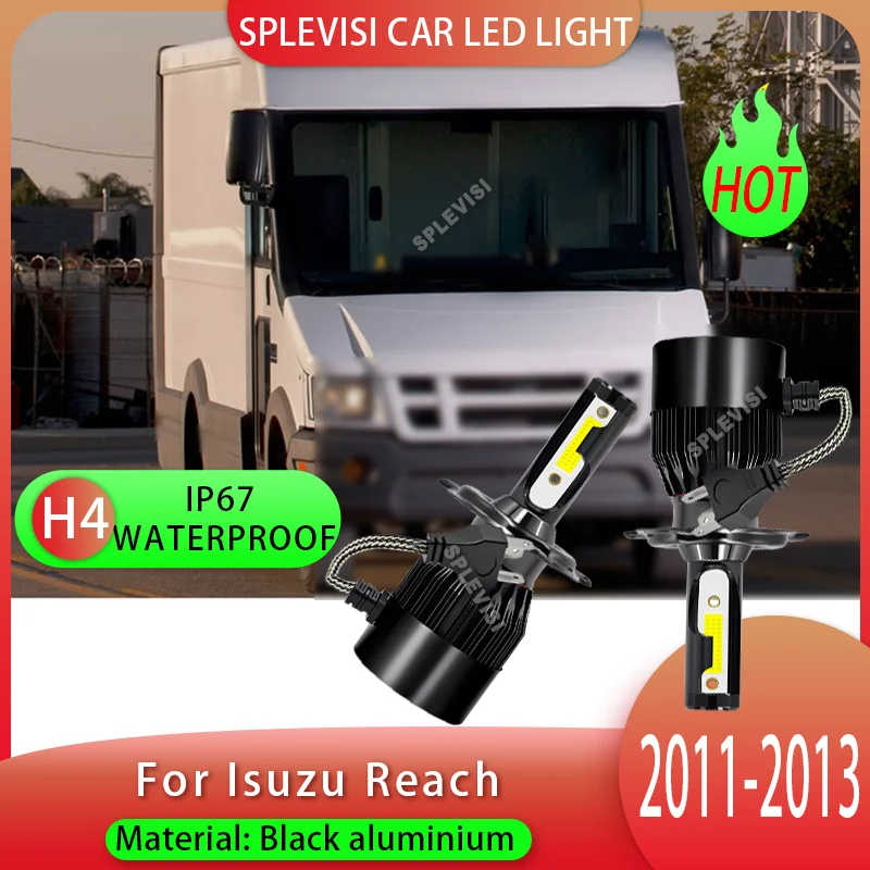 

Light Up Street Signs Brilliantly from Far Distance 2PCS Car Headlight Bulb Healdamp 6000K For Isuzu Reach 2011 2012 2013