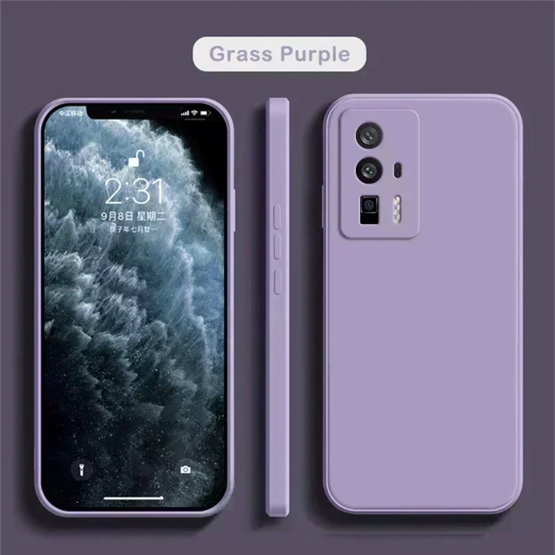 Poco F5 Pro Case Liquid Silicone Camera Lens Protector Phone Cases For Xiaomi Poco F5 PocoF5 Poco F 5 Pro F5Pro Soft Back Cover image 5