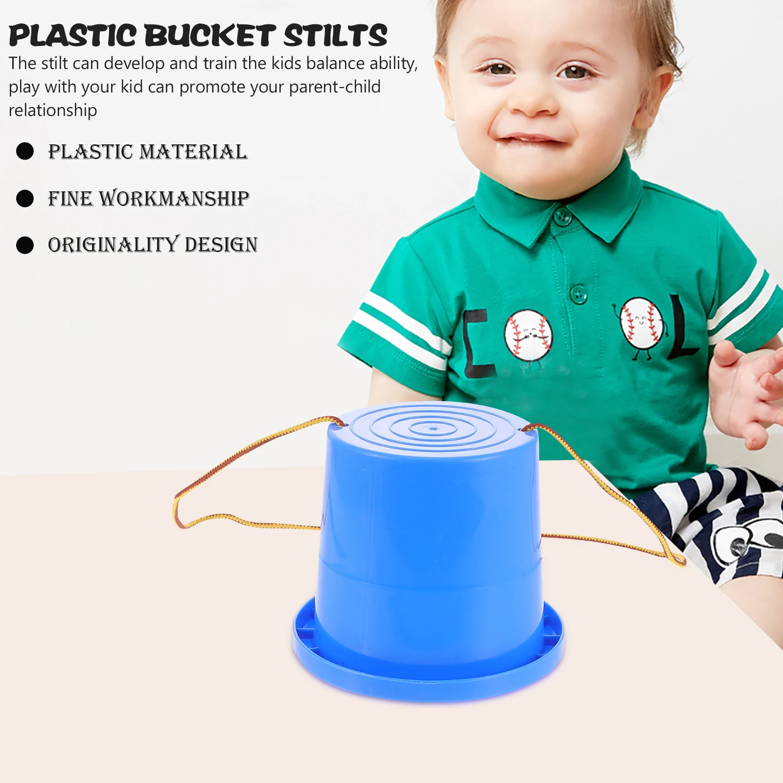 

2 Pairs Sensory Training Equipment Children Toy Baby Toys Truck Childrens Slilts Plastic Balancing Kid