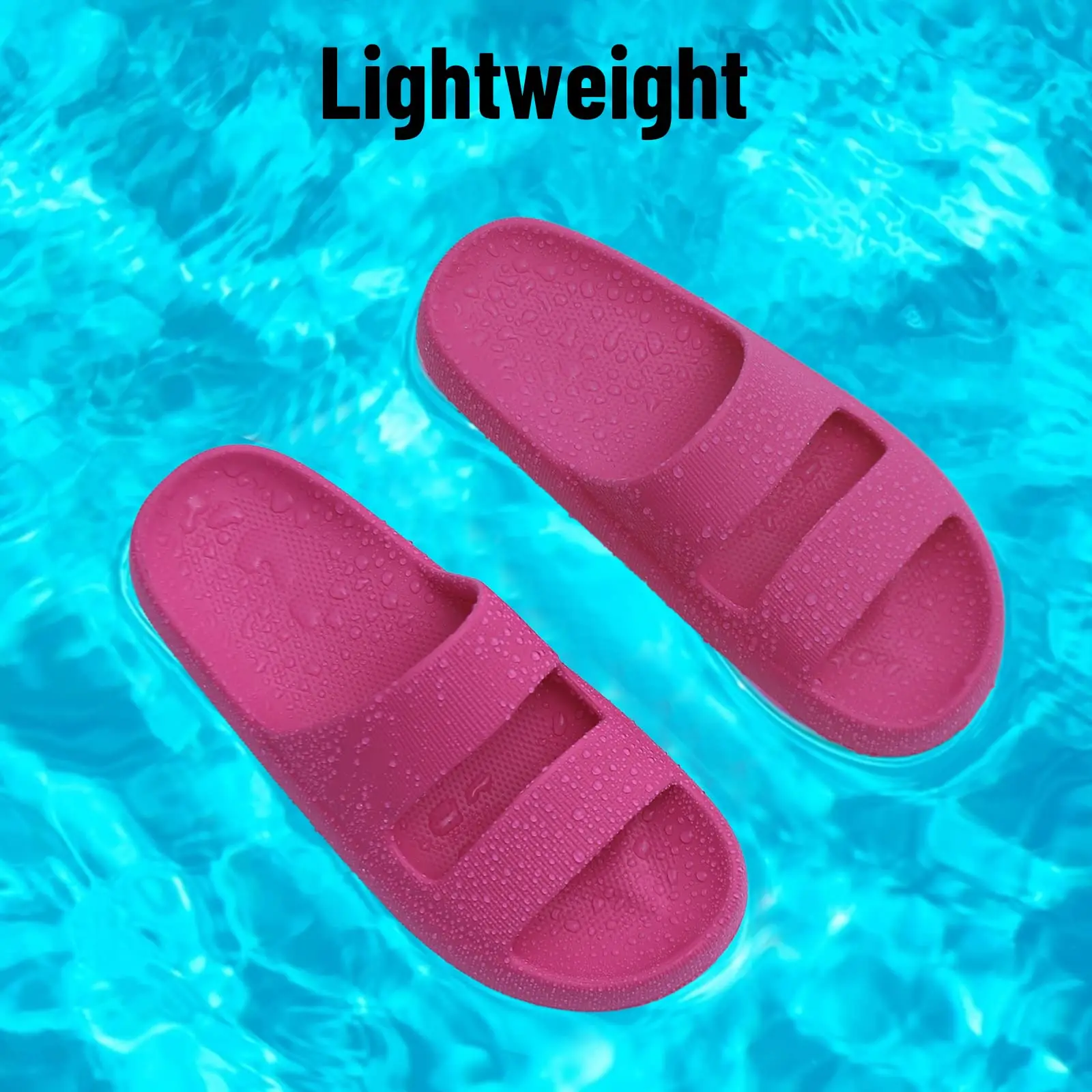 Bebealy Summer Arch Support Slide Sandals for Women Pillow Soft Cloud Slippers New Home Shower Slippers for Plantar Fasciitis