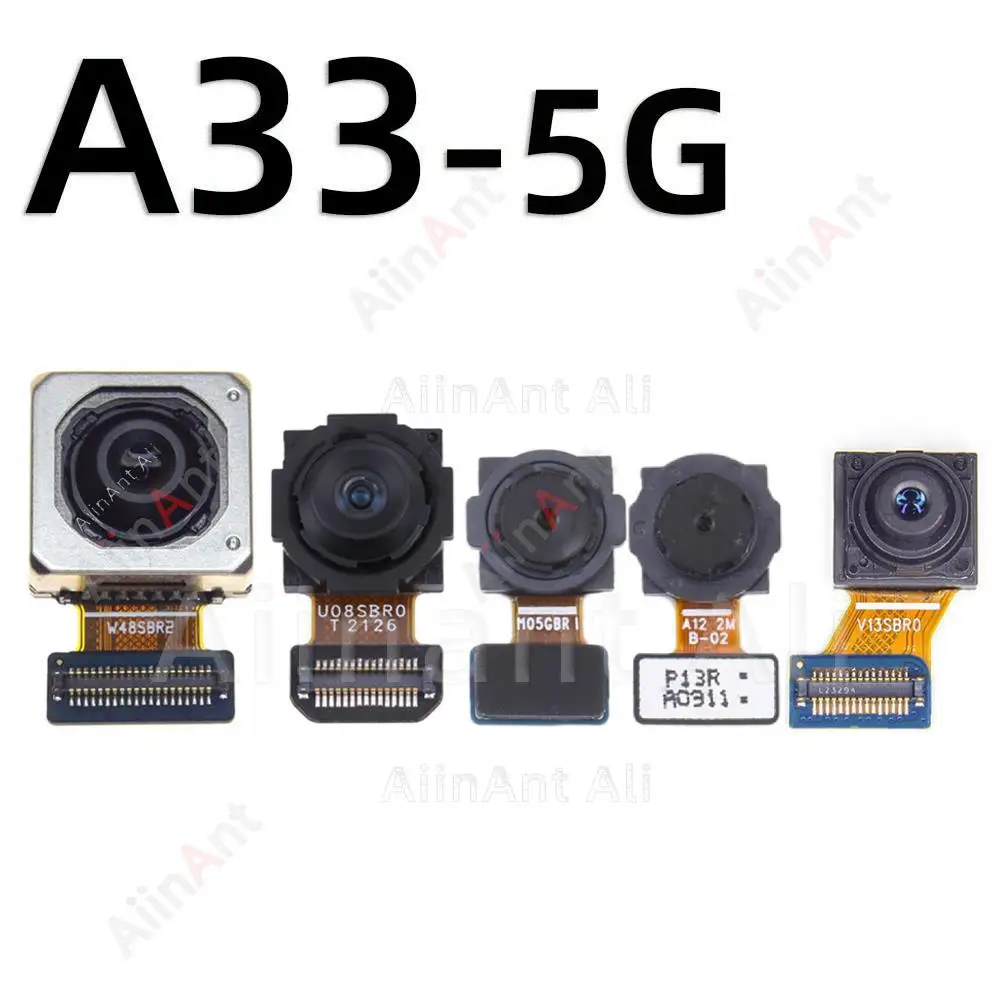 

AiinAnt Small Front Selfie Back Macro Depth Wide Main Rear Camera Flex Cable For Samsung Galaxy A33 5G A336B A336U