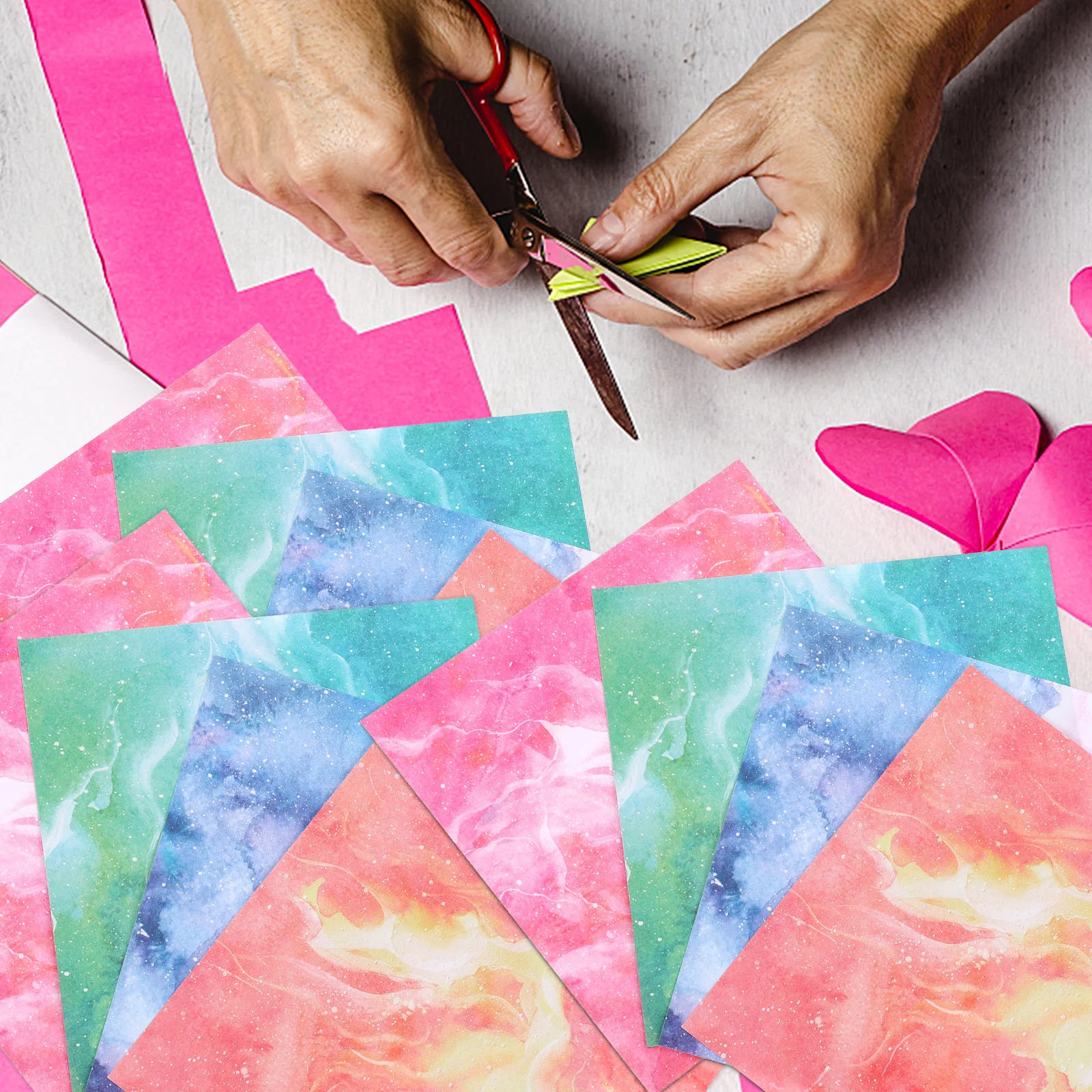 

Sky Folding Paper Double Sided Colorful Origami Sheets For Diy Handicraft Decorative Craft Making Paper