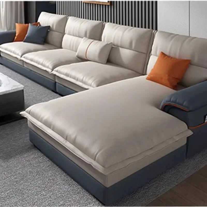 Waterproof Modern Unique Sofa Cushion Soft Cheap Human Lazzy Sofa Leather Nordic Juego De Muebles Para Sala Home Furniture