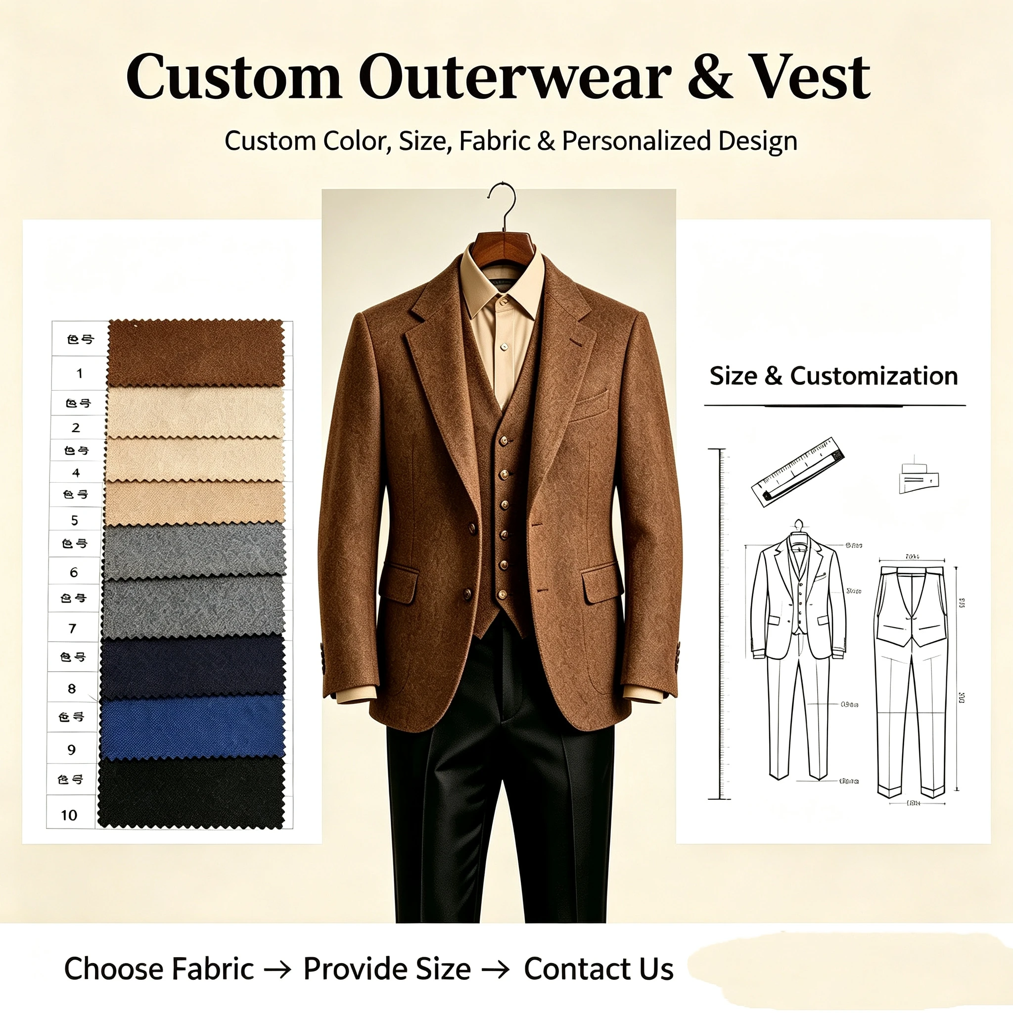 Custom Men Suit Wedding Business Suit Custom Fabric Payment Link Extra Service Shipping Fee Clothing Sewing Supplies Customized
