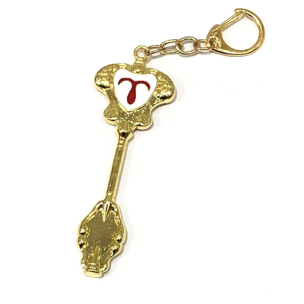 أنيمي إلزا لوسي مفاتيح المعلقات زودياك ستار الروح الساحر استدعاء مجوهرات Keychian Keyrings هدية