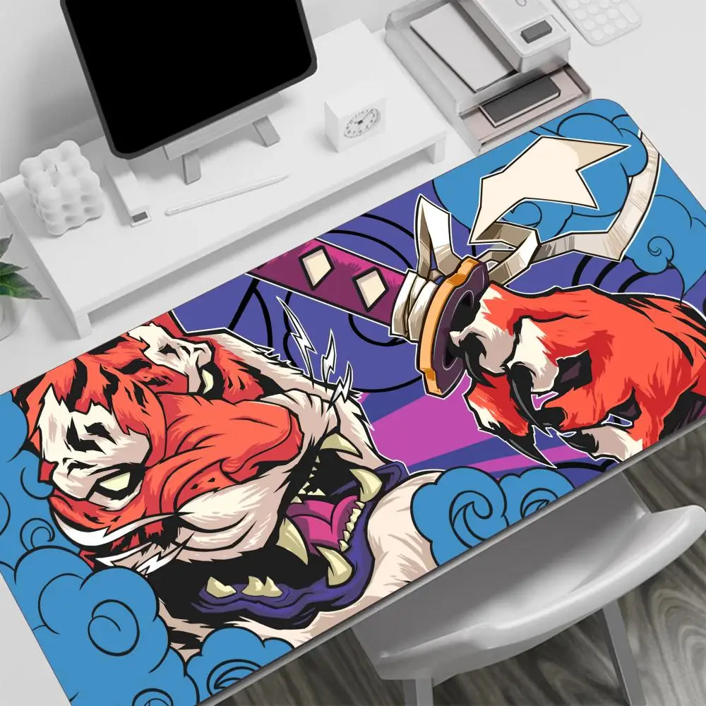 

Tiger, Samurai Sword tech Mouse CCG MTG TCG playmat Desk mat Pad