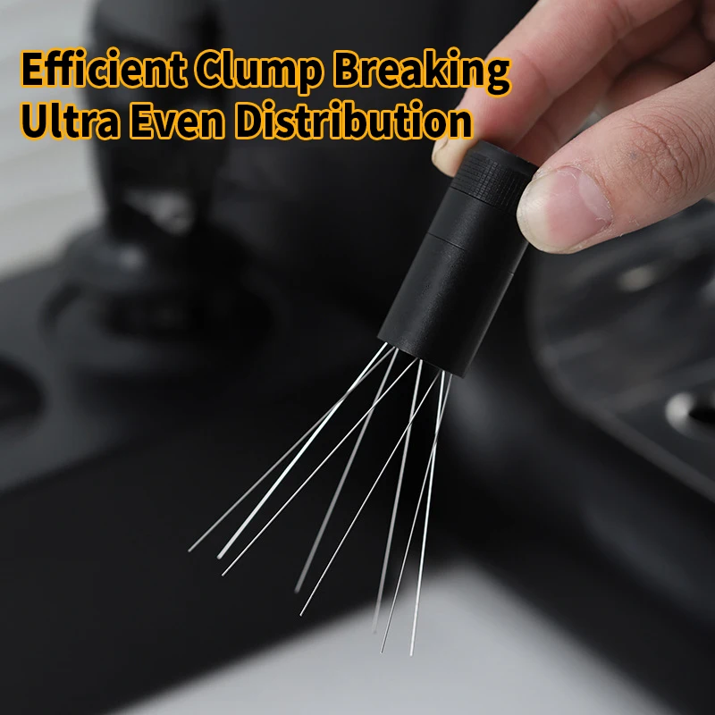 Picture 6: OANKR WDT Tool Espresso Distribution Tool with Magnetic Stand Adjustable Coffee Needle Stirrer Coffee Accessories Barista Tools