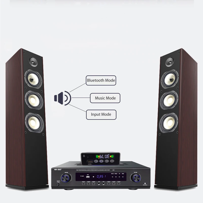 Bluetooth 5.0 Lossless Music Player FLAC,APE,WMA,MP3 Decoder Board  Audio U disk FM MP3 Player With Remote Control DC 12V