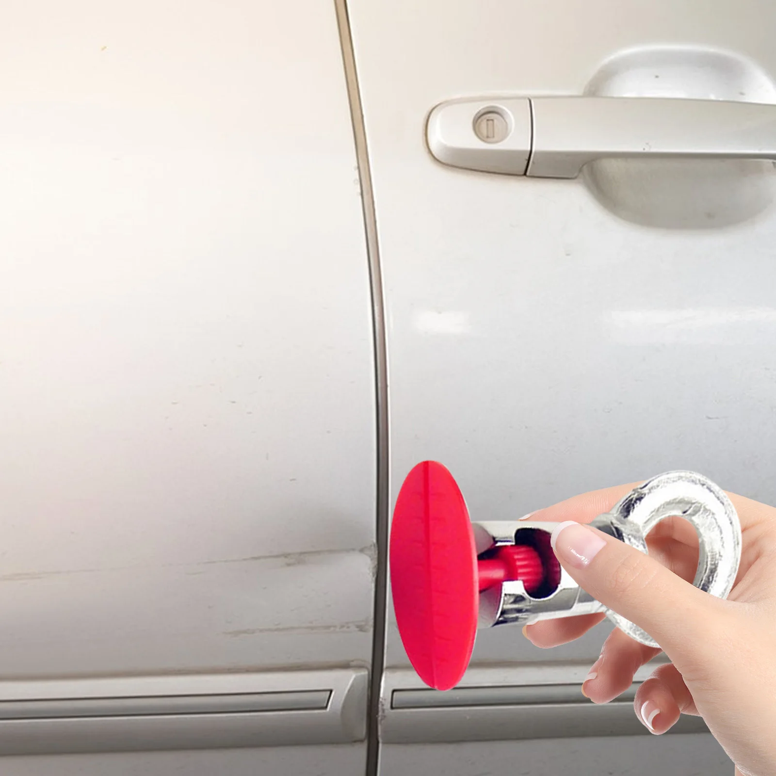 

Dent Repair Puller Head Adapter Paintless Multi Size Durable Adapter for Slide Hammer Pulling Tab Auto Repair Tool