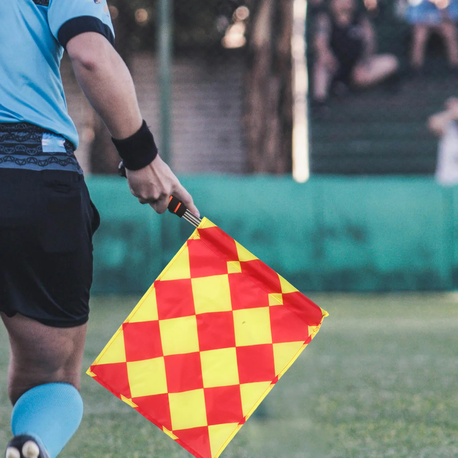 

Umpire Referee Red and Yellow Card Set Checkered Flag Training Aids Football Cards