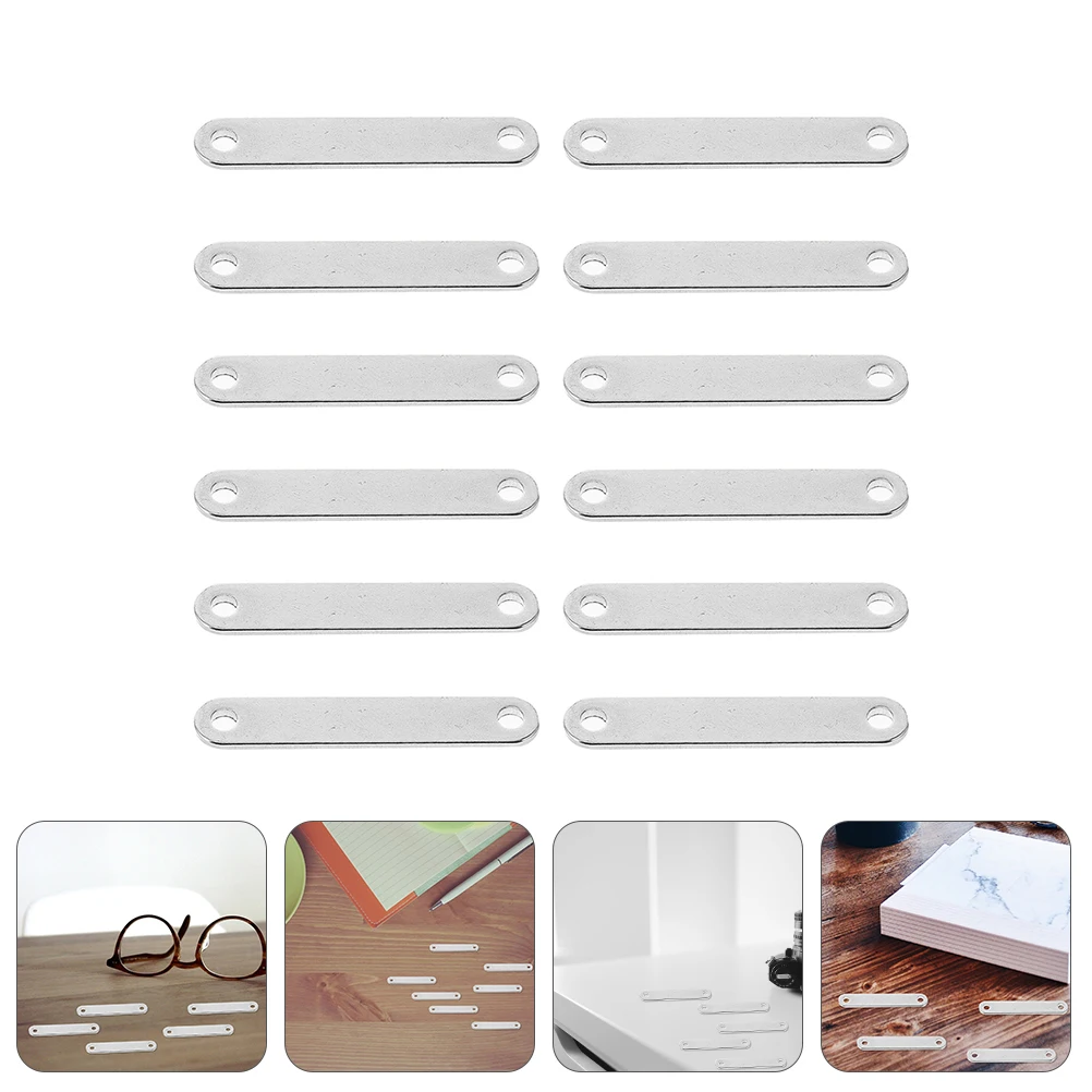 

20 Pcs Stainless Steel Connectors Blank Jewelry Accessories for Bracelets Necklace DIY Making Charms Pendant Links Smooth