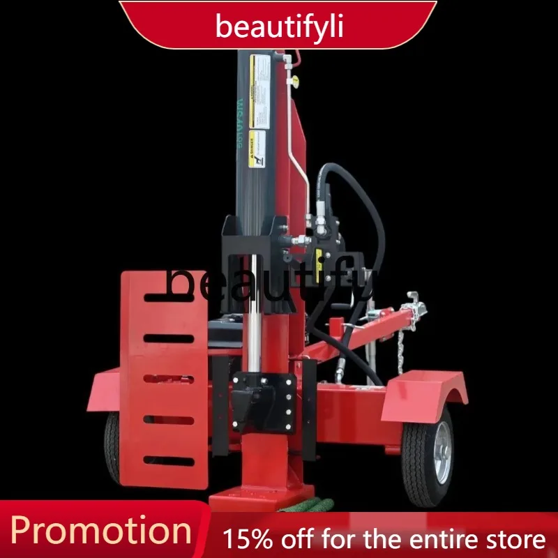 Cortadora de madera de doble mango A57 40t, cortadora de leña de doble uso vertical y horizontal, hidráulica pequeña automática