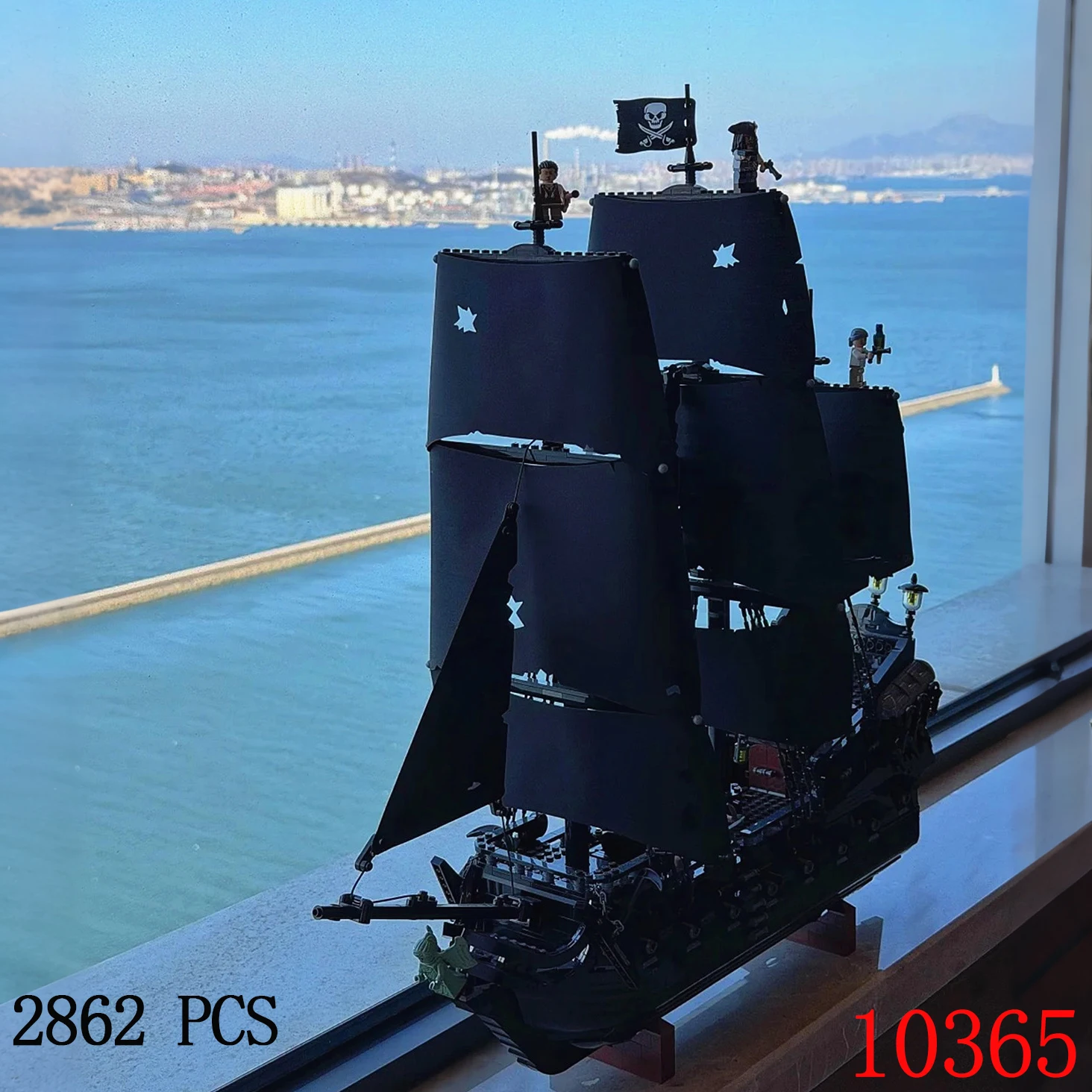 Hot New 2862PCS Black Pearl Pirate Ship Building Blocks Vessel Sailboat Ship Assembly Model Bricks Toys Birthday Christmas Gift