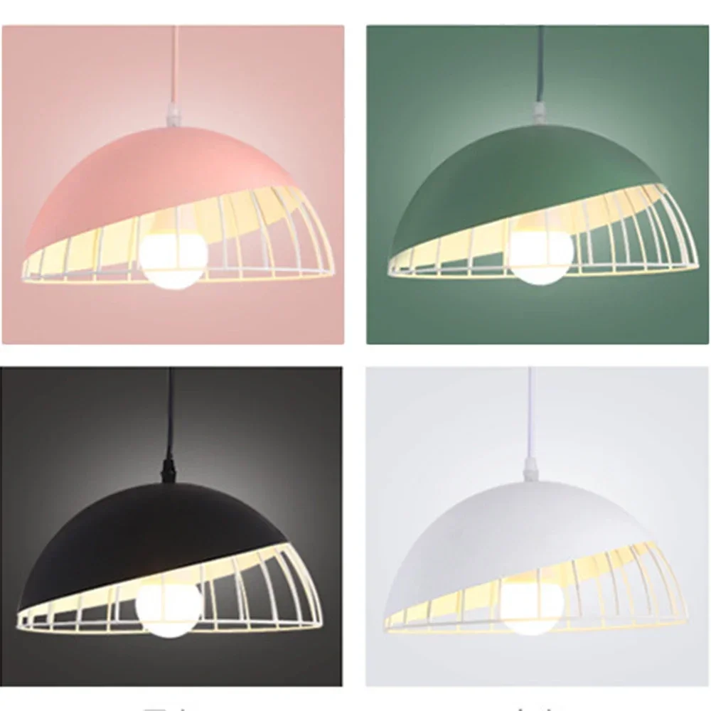 

Nordic simple modern chandelier creative personality LED restaurant light macaron style pendant lamp bar