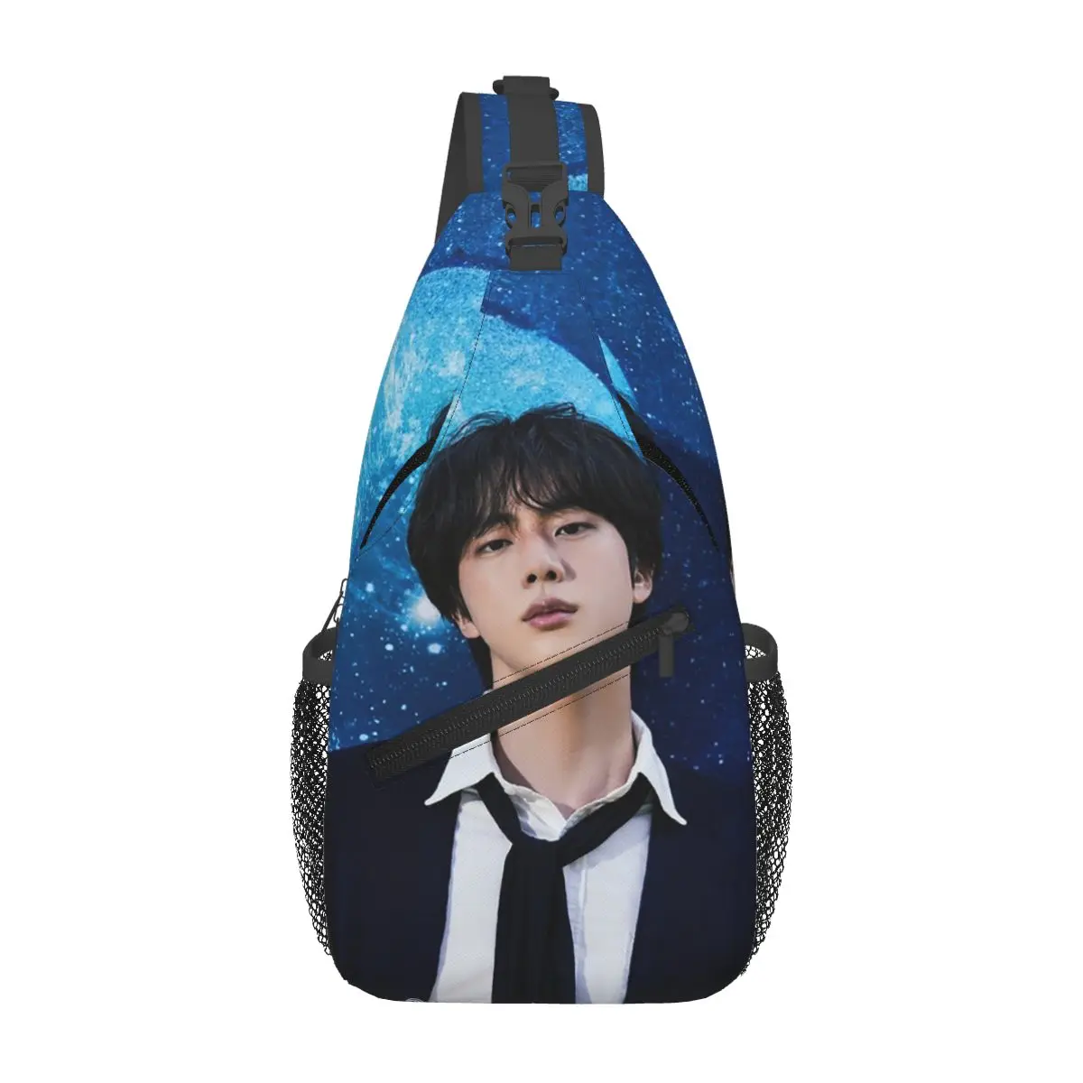 Jin The Astronaut Concept Photo Outlande Chest Bag Men Sling Crossbody Backpack Chest Bag Traveling Hiking Daypack Shoulder Bag