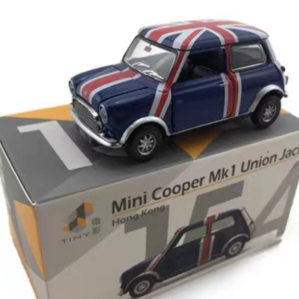 Tiny Micro 154 Mini Cooper Mini Valley Alloy Racing Car Model Hong Kong Car Club