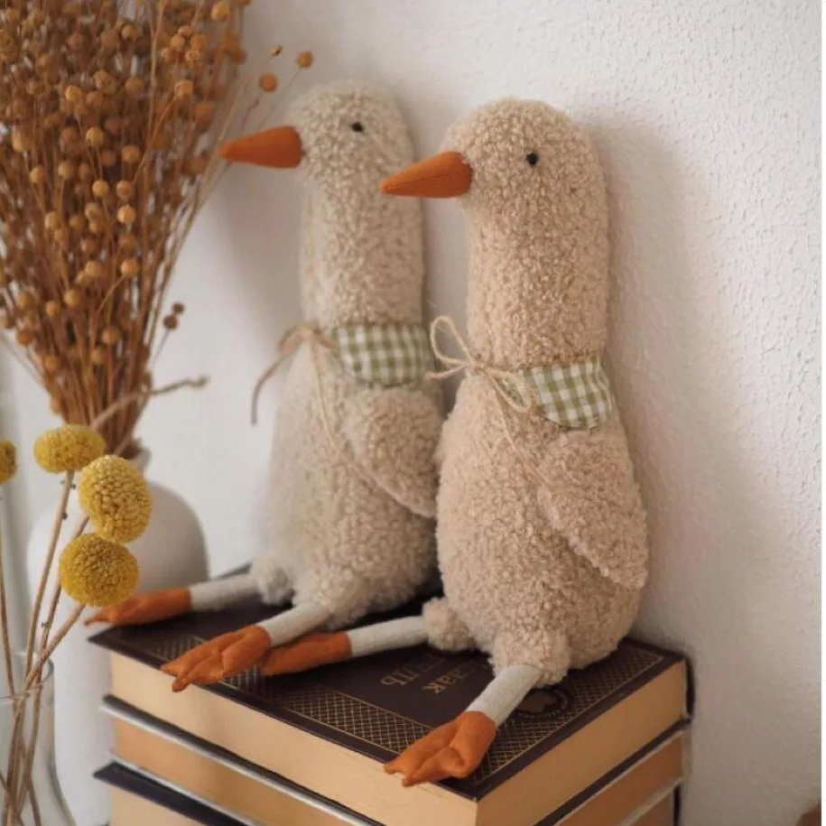 Nordic INS Style Little Chicken Plush Toy Comforting Doll Cute Sleeping Companion Toy Zodiac Rooster Baby Gift