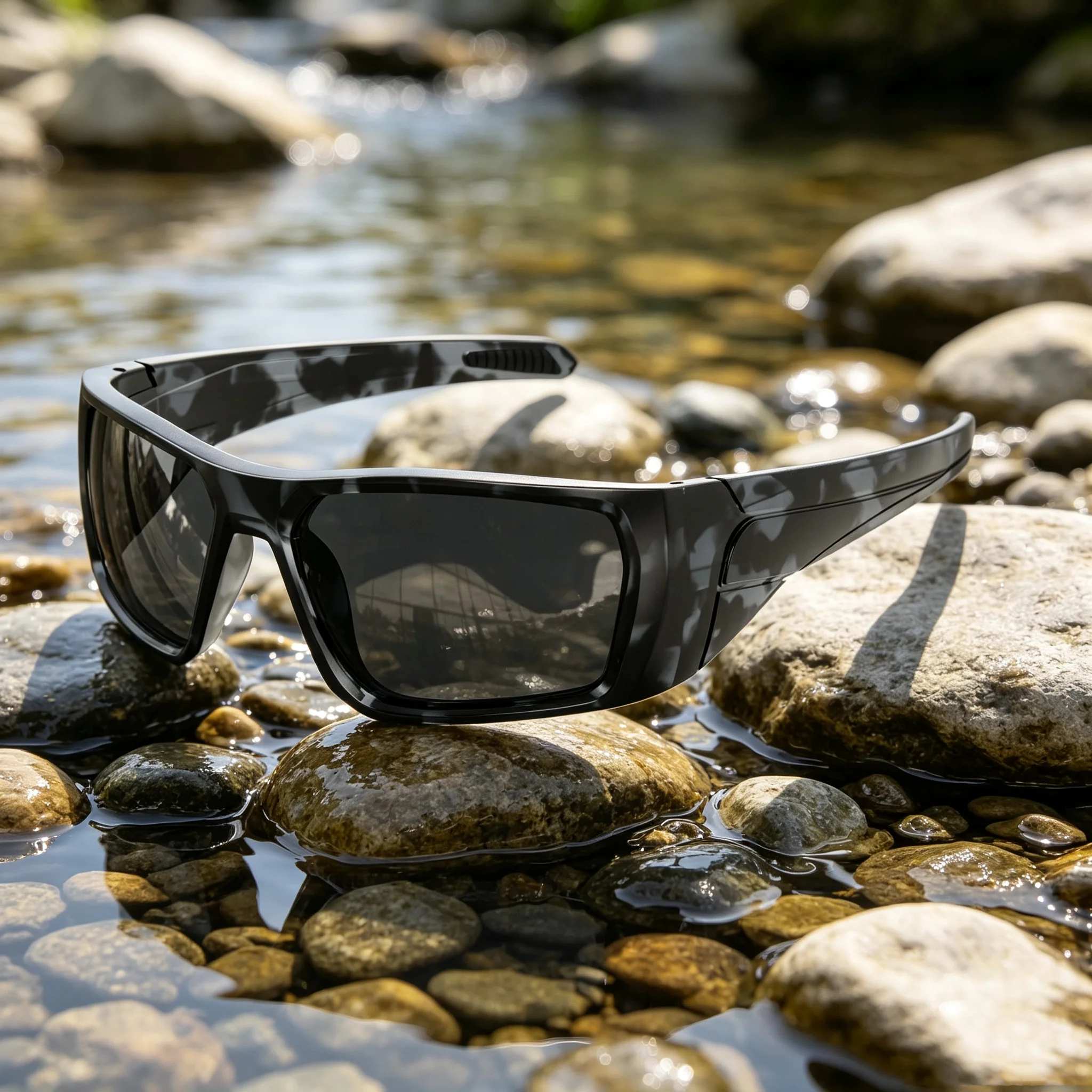 VEITHDIA TR90 Exercise Sunglasses Polarized Fishing Golfing Outdoor Lightweight UV400 Resistant Hiking Sports Glasses VKM-Y261