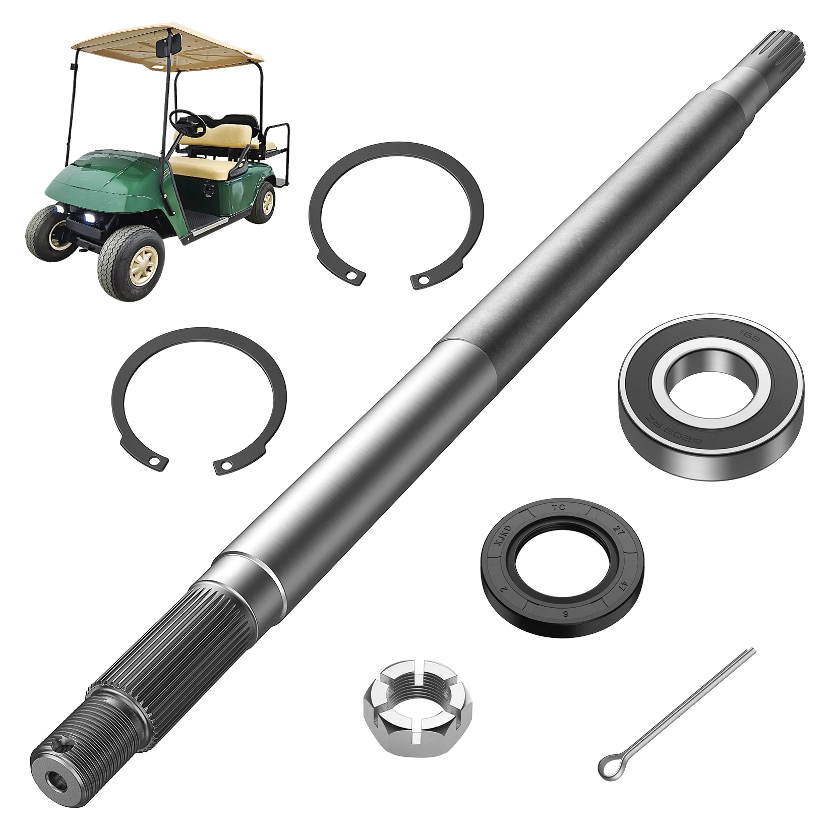 driver-sde-rear-axle-shaft-kit-30-teeth-for-19943-2009-ezgo-gas-txt-medalist-st-mpt-gas-golf-cart-oem-72056-g01