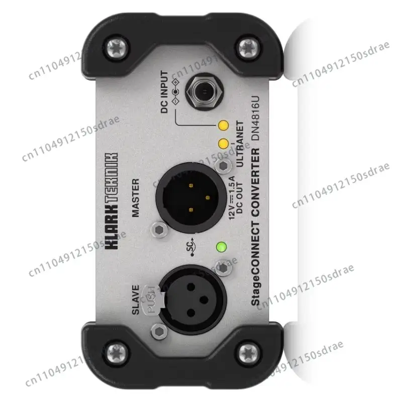 Interface Bridge KLARK TEKNIK DN4816U alimentada por bus StageCONNECT com I/O USB multicanal e I/O Behringer Ultranet