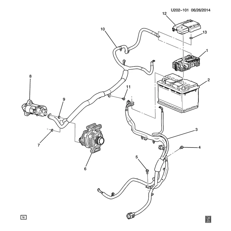

OB-23270100 Блок предохранителей главного распределения автомобильного аккумулятора для автомобильных электросистем Colorado, GMC Canyon 2015-2021 гг.