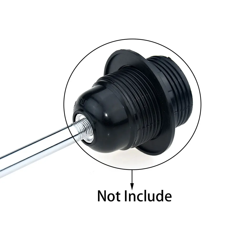 2Pieces Dia9.3mm Metal Straight Both Sides Screw Tube M10 External Tooth Hollow Metal Rod 10-50cm Threaded Straight Tooth Tube