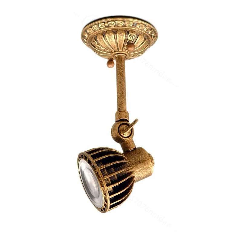 Mini Spotlights Hallway Recessed Lights Single-head Ceiling Lights Entryway Foyer Lights Retro Industrial Style Downlights