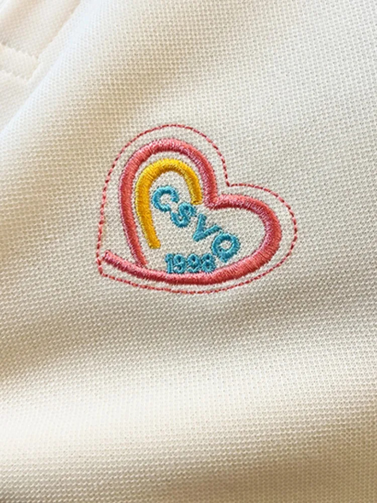 자수 레터링 루즈핏 여성 티셔츠 여름 캐주얼 면 혼방 한국 스타일 탑