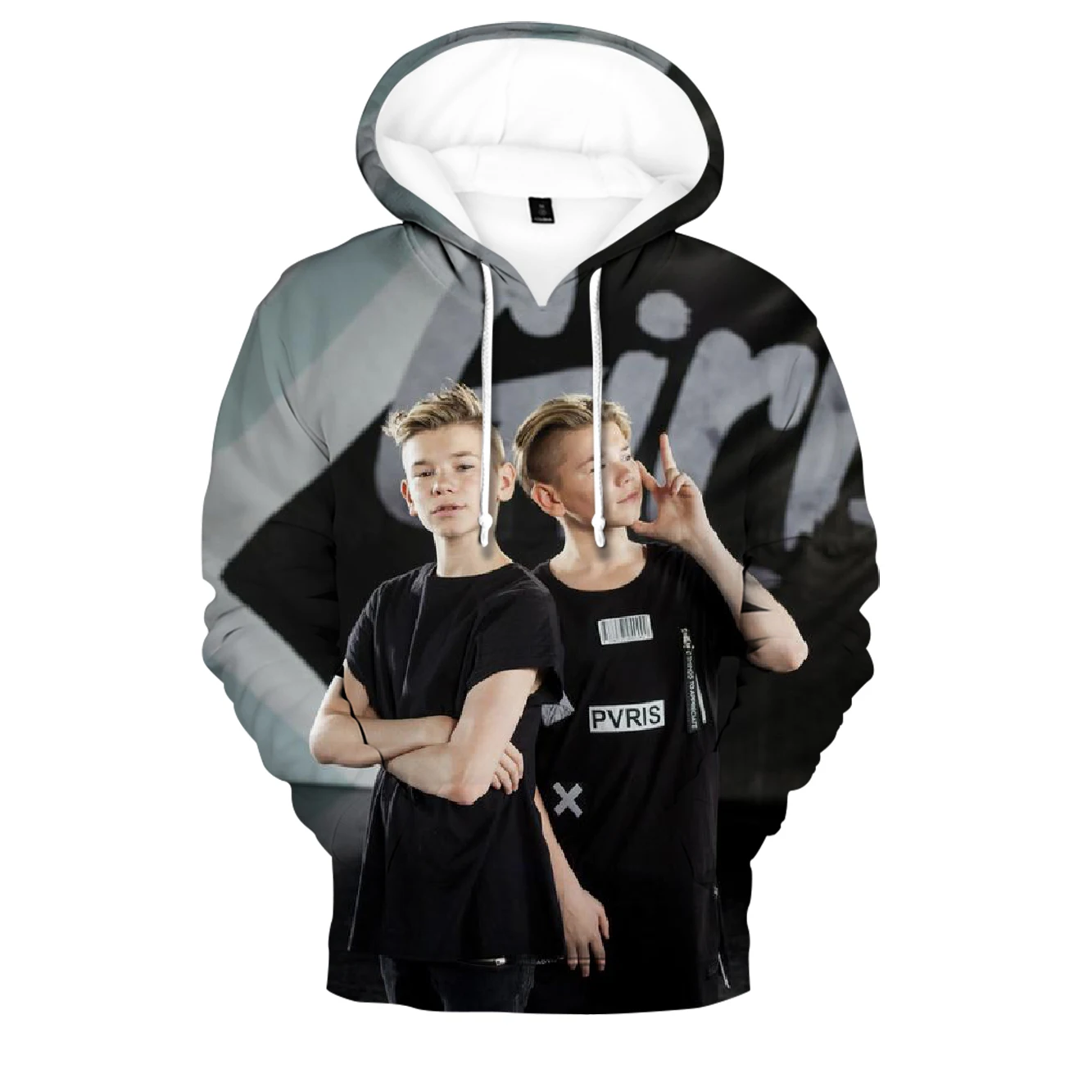 Harajuku Popular Youthful Marcus and Martinus 3D printed Hoodies Sweatshirts Men/Women Sweatshirt Casual Long Sleeve Pullovers