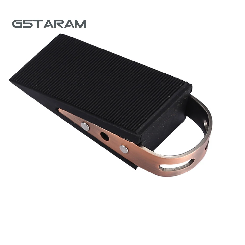 GSTARAM Door Stop NON-SLIP Stainless Steel Hidden Door Holders Stops For Wedge Block Guard Wooden Glass Door Furniture Hardware